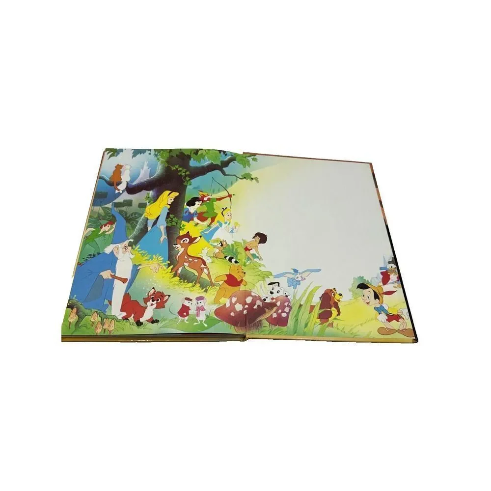 Disney Pinocchio Hardcover Book Kids OS Brown Good Vintage Classic Series